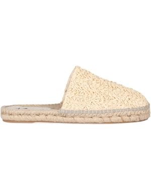 Manebí Raffia Woven Espadrilles - Natural