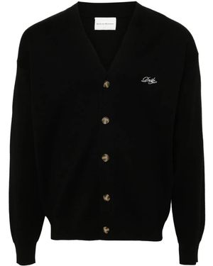Drole de Monsieur Le Cardigan Drôle トップ - ブラック