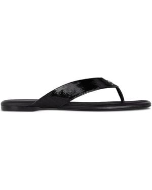 Courreges Slide Sandals - Black