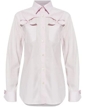 Moschino Bow-Detail Shirt - White