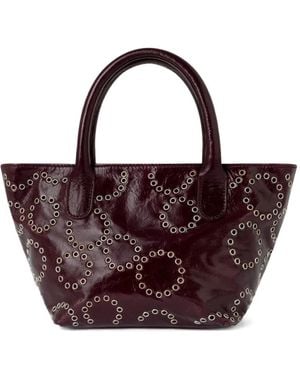 GIMAGUAS Mini Capazo Shoulder Bag - パープル