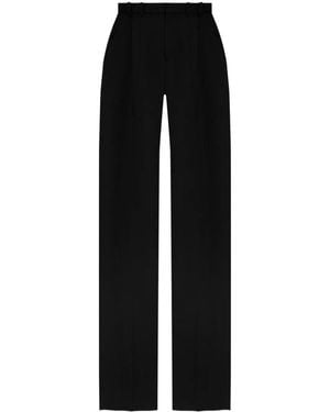 Saint Laurent Straight Leg Pants - Black