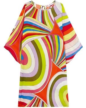Emilio Pucci Iride-Print Kaftan - Red