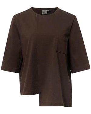 KUMANN YHJ Layered Pocket T-Shirt - Brown