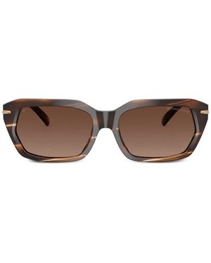 Michael Kors Geometric-Frame Sunglasses - Brown