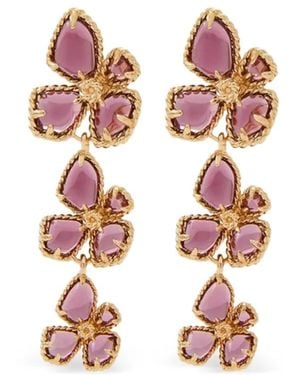 Zimmermann Boucles D'Oreilles Pendantes Bloom - Blanc