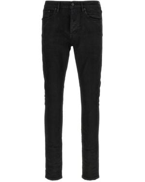 Purple Brand P001 Logo-Patch Jeans - Black