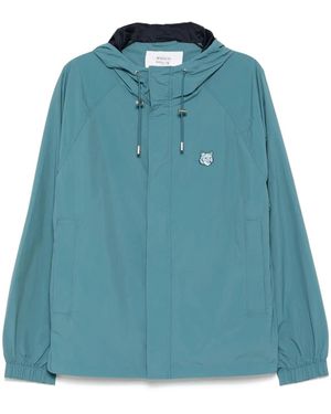 Maison Kitsuné Fox Head Windbreaker - Blue