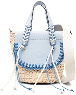 CUBA LAB Habanera Bucket-Tas - Blauw
