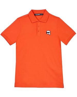 KARL LAGERFELD Karl Nft Polo Shirt - Orange