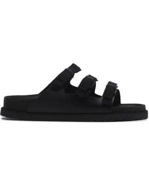 Birkenstock Strap Platform Sandals - Black