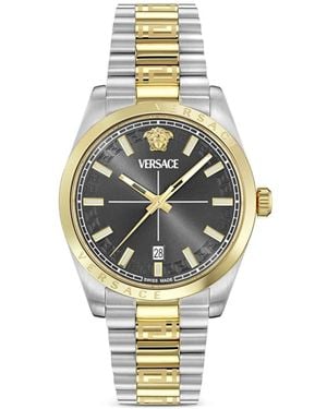 Versace Montre Millennium Gent 40 Mm - Metallic