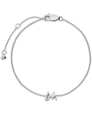 Monica Vinader Initial M Chain Bracelet - Metallic