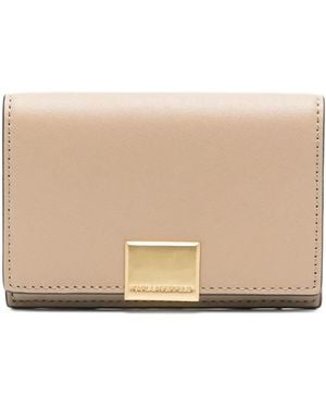 Karl Lagerfeld K/forever レザー 財布 - ナチュラル