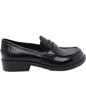 Ash Penny-Slot Loafers - Black
