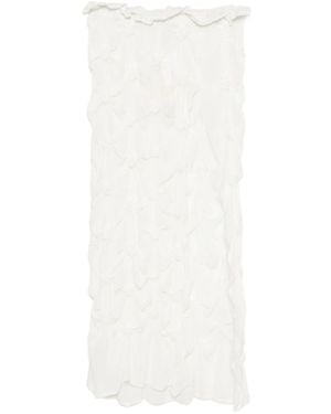Róisín Pierce Asymmetric Hem Skirt - White