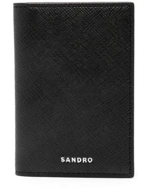 Sandro 二つ折り財布 - ブラック