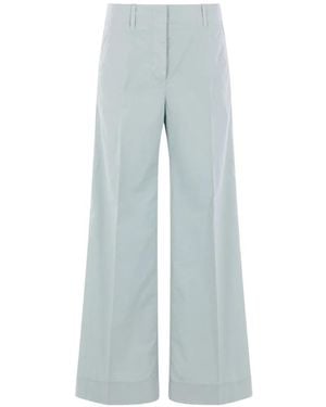 Incotex Wide-Leg Trousers - Blue