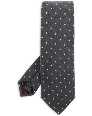 Paul Smith Cravate À Pois - Gris