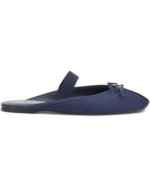 3.1 Phillip Lim Bow-Detail Pleated Mules - Blue