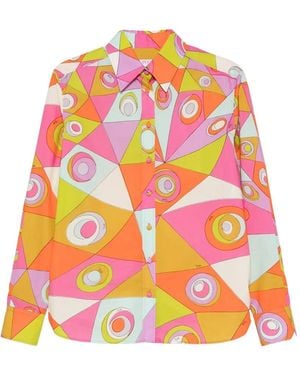 PUCCI Geometric-Print Shirt - White
