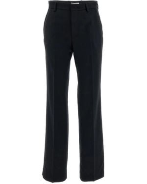 Cellar Door Pressed-Crease Tailored Pants - Black