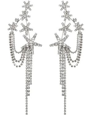 Jennifer Behr Pendientes Eliana Con Diseño De Estrella - Blanco