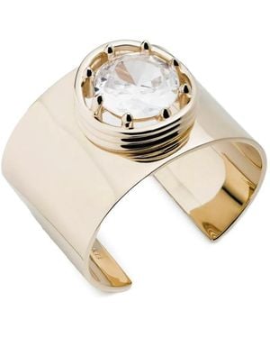 Eddie Borgo Crystal Cuff Bracelet - White