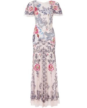 Temperley London Bilbao Gown - Pink