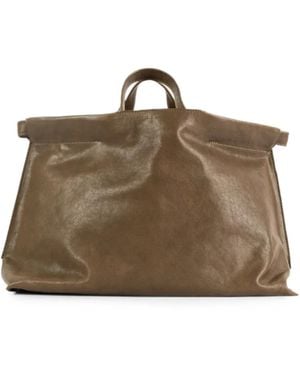 Bea Mombaers Midi Shopper Leather Tote Bag - Brown