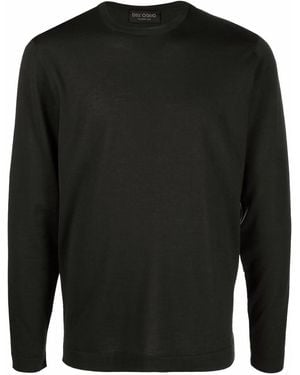 Dell'Oglio Crew-Neck Merino Jumper - Black