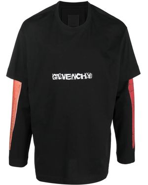 Givenchy X Josh Smith Graphic Print T-Shirt - Black
