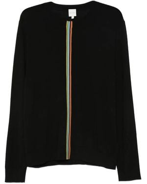 Paul Smith Striped Wool Jumper - Black