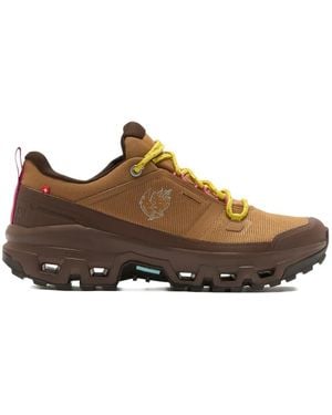On Shoes X Sky High Farm Goods Cloudrock Lace-Up Sneakers - Brown