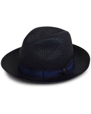 Borsalino Federico Panama Fantasy Hat - Blue