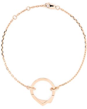 Repossi Pulsera de cadena Antifer en oro rosa de 18 ct - Blanco