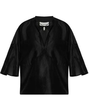 Munthe Flared-Sleeve Blouse - Black