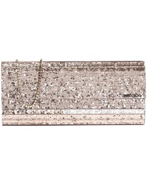 Jimmy Choo Sweetie Logo-Detail Shoulder Bag - Grey