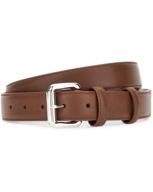 Hogan Cinturón De Piel - Marrón