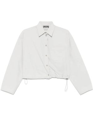 Herno クロップド シャツ - ホワイト