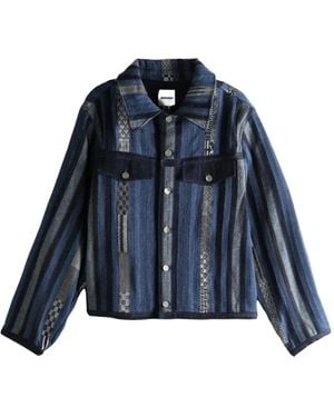 Adererror Striped Pocket Jacket - ブルー