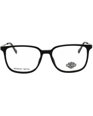 Harley Davidson Gafas Con Montura Cuadrada - Negro