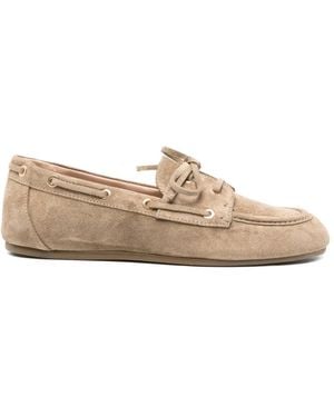 Stuart Weitzman Tinsley Moccasin - Natural