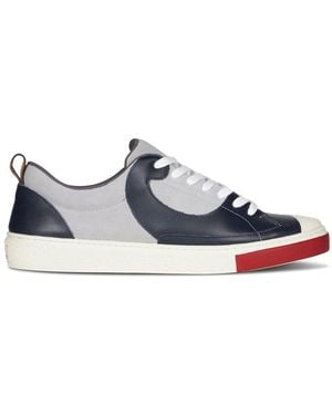 Etro Leather Slow-Top Sneakers - Blue