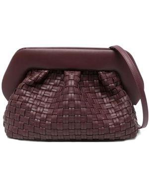 THEMOIRÈ Woven Detachable-strap Clutch Bag - パープル