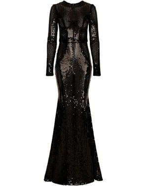 Dolce & Gabbana スパンコール ワンピース - ブラック