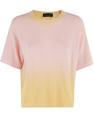 Roberto Collina グラデーション Tシャツ - ピンク