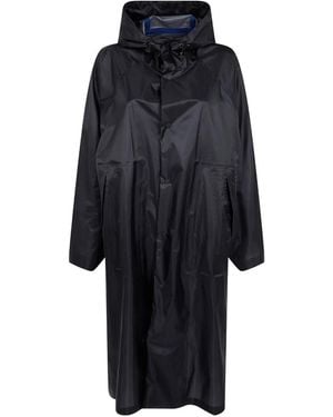 Sofie D'Hoore Hooded Press-Stud Parka - Blue