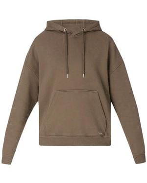 Sweaty Betty Premium Drawstring-Hood Pouch-Pocket Hoodie - Natural