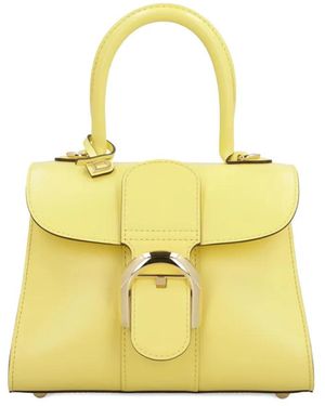 Delvaux Mini Sac Brillant - Jaune